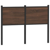 Replace Headboard Brown Oak 120 cm Engineered Wood and Steel 4007796