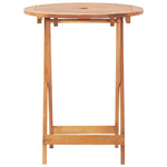 ZNTS 3 Piece Bistro Set Black Polypropylene and Solid Wood 3281745