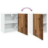 Hanging Cabinet Lyons 2 pcs Old Wood 50x31x60 cm Engineered Wood 856113