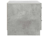 Bedside Cabinet with Drawer Concrete Grey 62 x 34.5 x 44.5 cm 895698