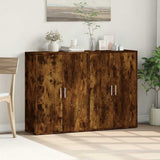 Sideboards 2 pcs Smoked Oak 60x31x84 cm Engineered Wood 3276571