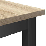 Dining Bench 2 pcs Sonoma Oak 100 x 32.5 x 48.5 cm 873753