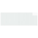 Wall-Mounted Headboard ARNHEM High Gloss White Engineered Wood 896739