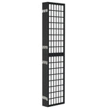Folding 6-Panel Room Divider Japanese Style 240x170 cm Black 352082