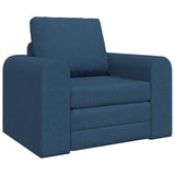Sofa Bed Blue 98 x 71 x 83 cm Fabric 4106662