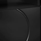 TV Stand 90 x 34.5 x 40 cm Black Engineered Wood 8011469