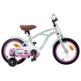Kids Bike 14 Inches for 3-5 Years Old Light Green 42009673