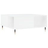 Coffee Table White 80x80x36.5 cm Engineered Wood 830772