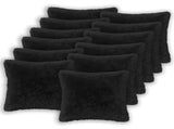 Cushion with Pillow HEERLEN 12 pcs Black PV Fleece 924801