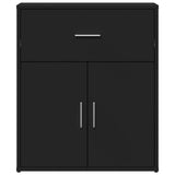 Sideboards 2 pcs Black 60x31x70 cm Engineered Wood 3276547