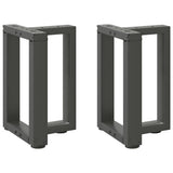 Coffee Table Legs T-Shaped 2 pcs Anthracite 28x25x cm Steel 4013022