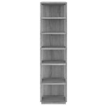 ZNTS Shoe Racks 2 pcs Grey Sonoma 27.5x27x102 cm Engineered Wood 815975