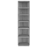ZNTS Shoe Racks 2 pcs Grey Sonoma 27.5x27x102 cm Engineered Wood 815975