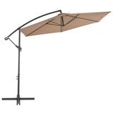 Cantilever Umbrella with Aluminium Pole 300 cm Taupe 44510