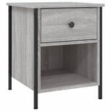 Bedside Cabinets 2 pcs Grey Sonoma 40x42x50 cm Engineered Wood 825940