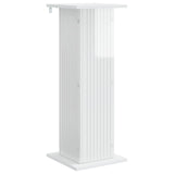 Plant Stand High Gloss White 30.5 x 30 x 80.5 cm 899770
