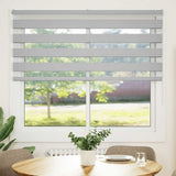 Zebra Blind Light Grey 160x150 cm Fabric Width 155.9 cm Polyester 4014455