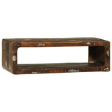 TV Cabinet Multicolour 80 x 30 x 25 cm Solid Reclaim wood 4104536