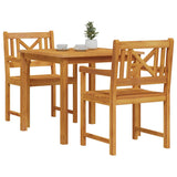 Garden Dining Set 3 pcs Brown Solid Acacia wood 3375656