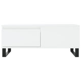 Coffee Table White 90x50x36.5 cm Engineered Wood 830812