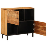 Side Cabinet 80x33x75 cm Solid Wood Acacia 356882