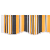 Awning Replacement Fabric Multicolour 380 x 195 cm Polyester 42000529