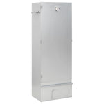 BBQ Oven Smoker with Table Galvanised Steel 3187617