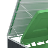 Wheelie Bin Storage for Single Bin Anthracite 72x81x115 cm Steel 4006173