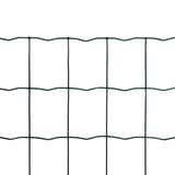 Fence Panels PVC-coated iron Green 140579