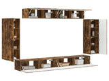 TV Cabinet 8 pcs Smoked Oak 3409146