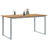 Garden Dining Table Grey 160 x 80 x 75 cm 4010595