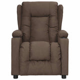 Recliner Chair Taupe Fabric 339056