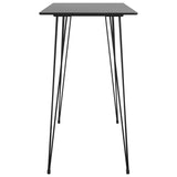 Bar Table Black 120x60x105 cm 248143