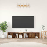 TV Cabinet Set 2 pcs Old Wood 37 x 35 x 107cm Engineered Wood 3393549
