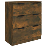 3 Piece Sideboards Smoked Oak Engineered Wood 3115801