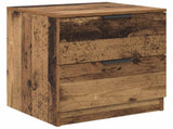Bedside Cabinet 2 pcs Old Wood 45 x 39 x 50cm Engineered Wood 880507