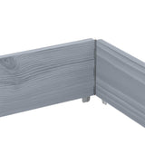 Garden Planter Grey 150x100 cm Solid Wood Pine 3295417