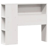 Bookcase Bed without Mattress White 90x190cm Single Solid Wood Pine 3322372