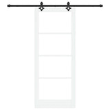 Sliding Door Manual ORKDAL White 86 x 211 cm Wood and metal 3332202