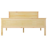 Bed Frame without Mattress Solid Wood Pine 160x200 cm 322178