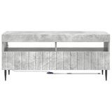 LED TV Cabinet Concrete Grey Engineered Wood 896548