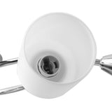 Ceiling Lamp with Ceramic Shades for 5 E14 Bulbs White Cone 289238