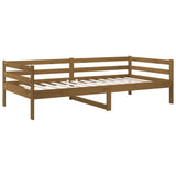 Day Bed without Mattress Honey Brown 90x190cm Solid Wood Pine 814637
