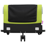 Bike Trailer Black and Green 45 kg Iron 94074