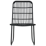 9 Piece Outdoor Dining Set Poly Rattan and Glass 3060254