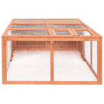 Garden Animal Cage 150x100x50 cm Solid Firwood 171452