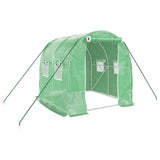 Greenhouse with Steel Frame Green 4 m 2x2x2 m 364073
