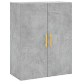 Wall Mounted Cabinet Concrete Grey 69.5x34x90 cm 828416