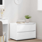 Storage Cabinet 80 x 48 x 57 cm Engineered Wood White 888817
