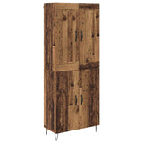 Highboard Old Wood 69.5 x 34 x 180 cm Engineered Wood 3415687